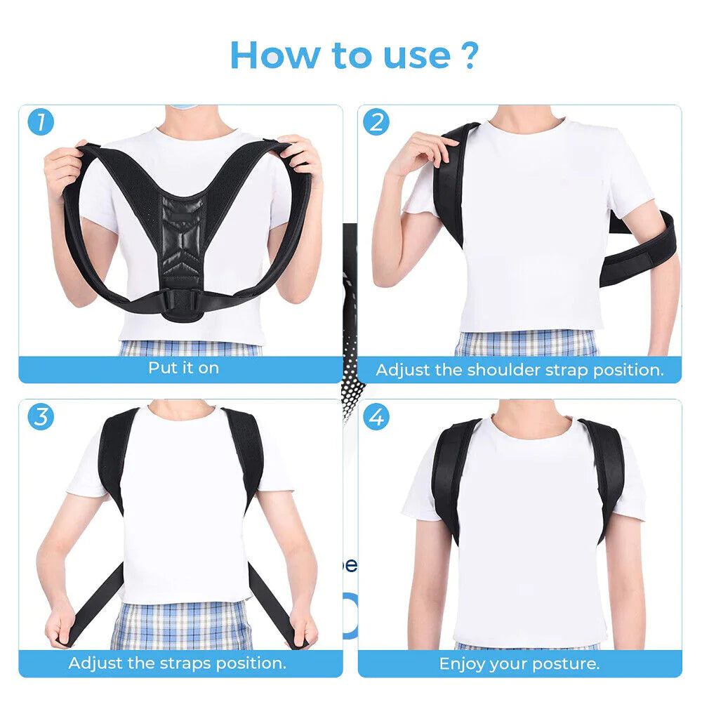 Step-by-step guide on how to use a posture corrector