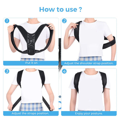 Step-by-step guide on how to use a posture corrector